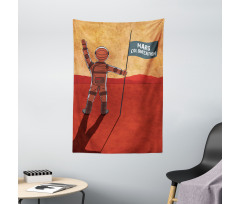 Mars Colonization Space Tapestry