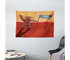 Mars Colonization Space Wide Tapestry