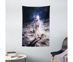 Moon Surface Journey Tapestry