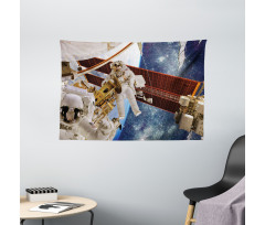 Space Station Planet Wide Tapestry