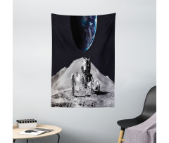 Moon Outer Space Tapestry