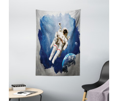 Planet Earth Art Outer Tapestry