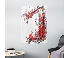 Blossom Cherry Sakura Tapestry