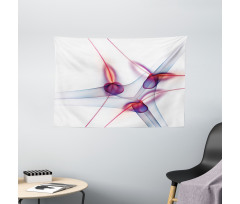 Modern Wavy Patterns Art Wide Tapestry