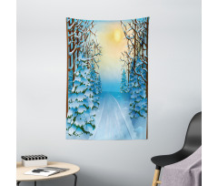 Cartoon Landscape Tapestry