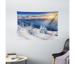 Tops Dramatic Sky Alpine Wide Tapestry