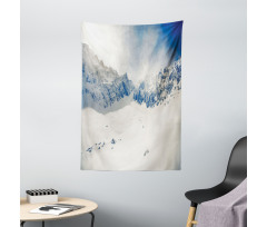 Nature Mountain Snowy Tapestry