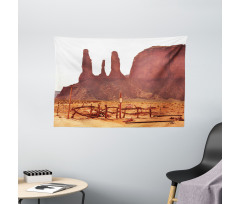 Valley View of Western Wide Tapestry