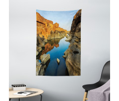 River Between Cliffs Tapestry