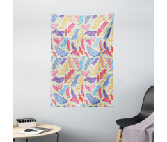 Colorful Checkered Tapestry