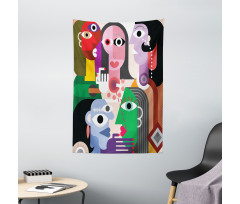 Modern Abstract Colorful Design Tapestry