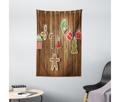 Wooden Pattern Tapestry