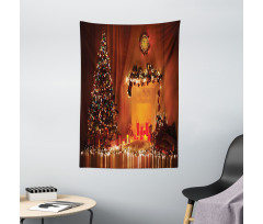 Romantic New Year Tapestry