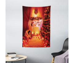 Noel New Years Theme Tapestry