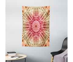 Batik Hippie Red Brown Tapestry