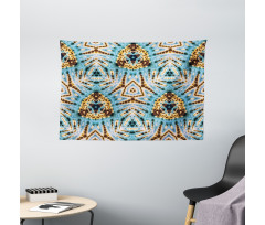 Abstract Tribal Patterns Wide Tapestry