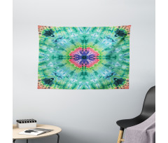 Ombre Art Pink Indigo Wide Tapestry