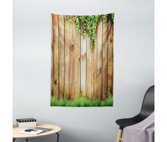 Wooden Garden Fence Tapestry