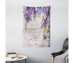 Lilac Flowers Bouquet Tapestry