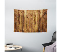 Wooden Forest Trees Art Wide Tapestry