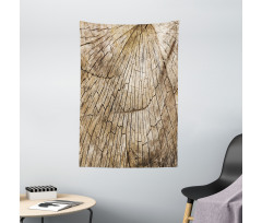 Wooden Nature Forest Tapestry