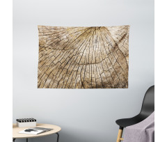 Wooden Nature Forest Wide Tapestry