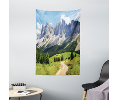 Pathway to Forest Alps Tapestry