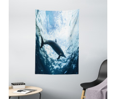 Swimming Dolphin Tapestry