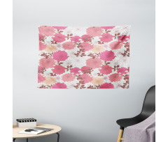 Bloom Bouquet Romance Wide Tapestry