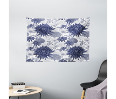 Dotted Digital Paint Wide Tapestry