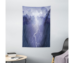 Thunderstorm Dark Clouds Tapestry