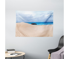 Wreck Boat on the Coast Wide Tapestry