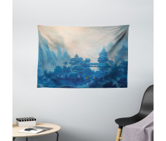Chinese Night Wide Tapestry