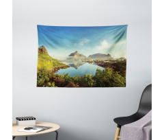 Sunny Fall Day Image Wide Tapestry
