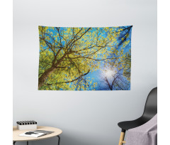 Pastoral Tree Branch Wide Tapestry