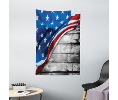 Antique Country Flag Tapestry