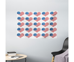 Flag Patriot Wide Tapestry