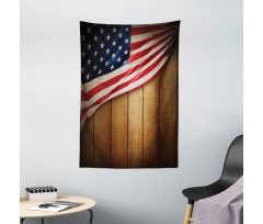 Retro Wooden Country Tapestry