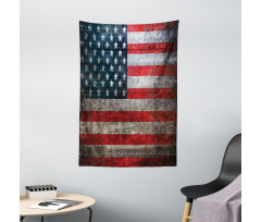 US Flag Plate Tapestry