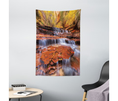 Waterfall Autumn Tapestry