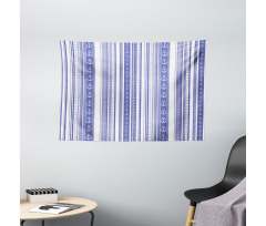 Nautical Anchor Wide Tapestry