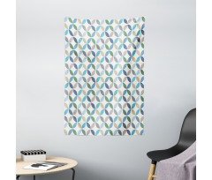 Oval Point Stripes Tapestry
