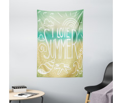 Motivational Sun Words Tapestry