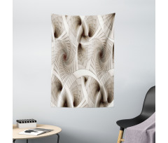 Abstract Digital Style Tapestry