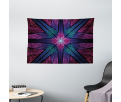 Psychedelic Vivid Art Wide Tapestry