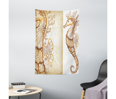 Seahorse Exotic Fishes Tapestry