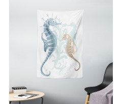 Fishes in Soft Tones Tapestry