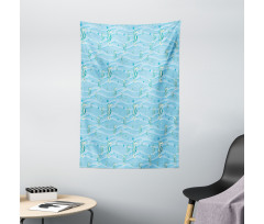 Cartoon Seahorses Nursery Tapestry