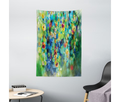 Colorful Flower on Tree Tapestry