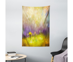 Yellow Dandelion Field Tapestry